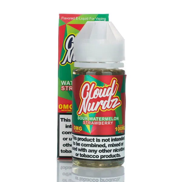 Cloud Nurdz E-Liquid - No Nicotine Vape Juice - 100ml - Black Coral